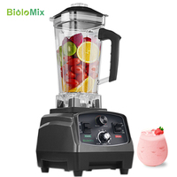 BioloMix 3HP 2200W Heavy Duty handlowy mieszalnik czasowy sokowirówka owoce robot kuchenny koktajle lodowe BPA bezpłatne 2L Jar 3